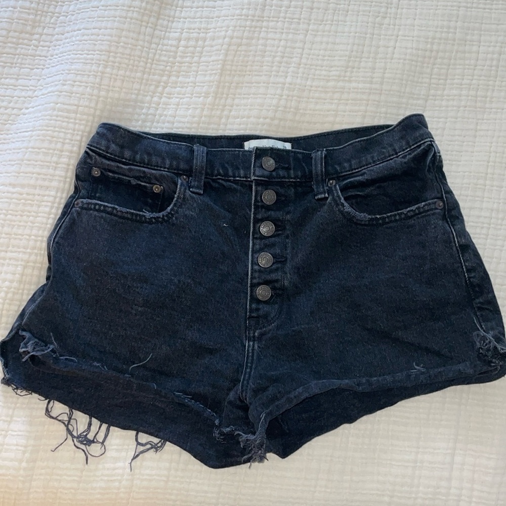 High Rise Mom Shorts